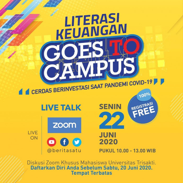 Literasi Keuangan Goes To Campus - Humas Trisakti